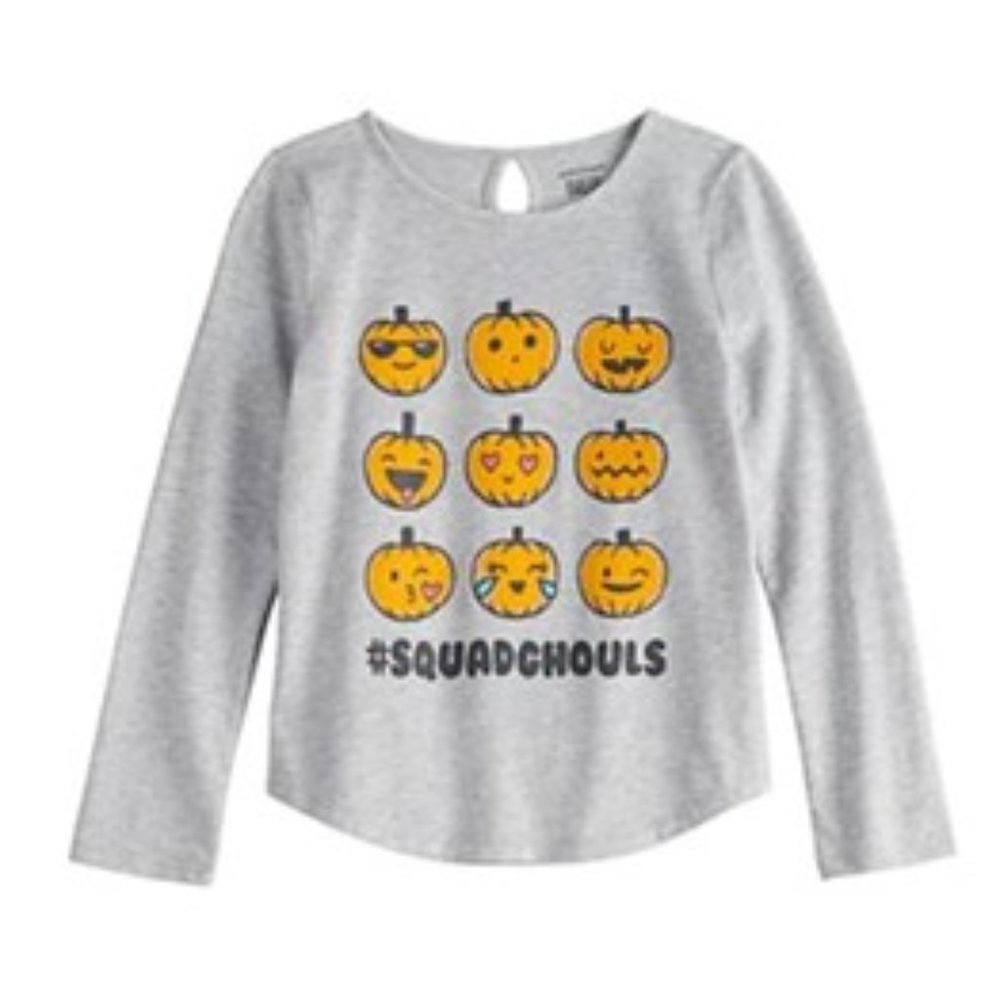 Disney Jumping Beans Squad Ghouls Halloween Keyhole-Back Tee - NWT